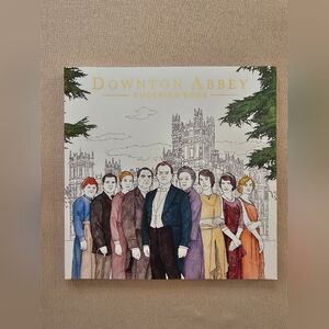 New! Downton Abbey Coloring Book